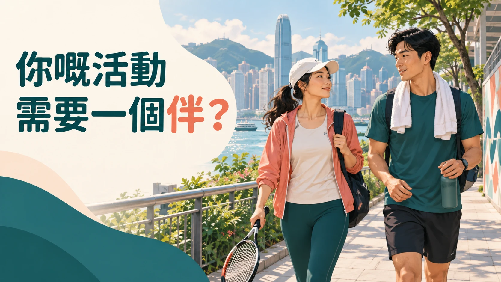 你嘅活動需要一個伴？